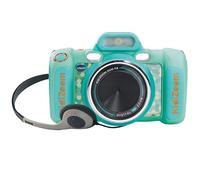 VTech - Kidizoom Duo FX Aquamarina, Macchina fotografica per bambini, selfie, video, schermo a colori, studio di fumetti, filtri ed effetti divertenti, regalo per bambini 4-12 anni, versione ESP