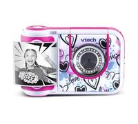 VTech Kidizoom Printcam Rosa, Macchina Fotografica per Bambini con 40+ Effetti Speciali, Fotocamera Istantanea per Bambini, Carta Termica Inclusa, 5MP, Lingua Italiana, Batterie Incluse, 5-13 Anni