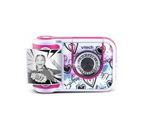 VTech Kidizoom Printcam Rosa, Macchina Fotografica per Bambini con 40+ Effetti Speciali, Fotocamera Istantanea per Bambini, Carta Termica Inclusa, 5MP, Lingua Italiana, Batterie Incluse, 5-13 Anni