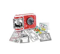 VTech KidiZoom PrintCam (Rosso), Fotocamera Digitale Istantanea per Bambini con Stampante Integrata, Registrazione Video, Effetti Speciali, Giochi Divertenti & Creatore di Fumetti, Batteria