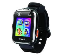 VTech Kidizoom Smartwatch DX2 Nero, Orologio Interattivo per Bambini con Doppia Fotocamera, Schermo Touch a Colori, Smartwatch con Sensore Movimento, Resistente agli Urti, Lingua Italiana, 3-12 Anni