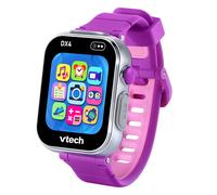 VTech KidiZoom DX4 Smartwatch Lampone Doppia Fotocamera per Fotografie e Selfie Giochi, Pedometro, Schermo Verticale Colore Lettore Musicale Versione ESP