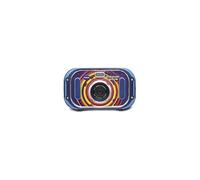 VTech - KidiZoom Touch 5.0 Blu, Fotocamera digitale per bambini 10 in 1, Foto, Selfie, Video, Touch Screen Colore, Cuffie audio, Regalo per bambini e adolescenti da 4 anni a 13 anni - Contenuto in