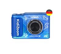 VTech KidiZoom Video Cam FX Blu - Fotocamera HD per bambini con impugnatura per selfie ed effetti