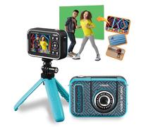 VTech Kidizoom Video Studio HD Blu - Fotocamera per bambini con schermo verde, treppiede, effetti, selfie e molto altro ancora - Per bambini dai 5 ai 12 anni, único