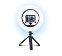 VTech - KidiZoom Video Studio PRO, Fotocamera Digitale Bambino, Foto, Selfie, Video HD, Schermo a colori con Ring Light, Treppiede, Fondo e Guanti Verdi, Regalo da 7 anni a 14 anni - Contenuto in Italiano
