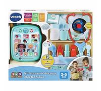 VTech - Kit Apprendista Dottore Elettronica, Valigetta Doctor con Tablet Bambino Interattivo e Giochi Educativi, 16 Pezzi e Accessori da Gioco, Regalo Bambino da 2 Anni a 5 Anni - Contenuto in