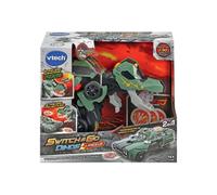 VTECH - Lanciatore di dinosauri Switch & Go - Tyram, lanciafiamme Super T-Rex - Nouvo