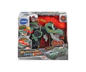 VTECH - Lanciatore di dinosauri Switch & Go - Tyram, lanciafiamme Super T-Rex - Nouvo