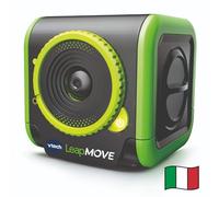 VTech LeapMove, Console TV Interattiva per Bambini, Rileva i Movimenti Senza Controller, Pronta all'Uso, 25 Giochi Educativi, 3 Profili Giocatore, Lingua Italiana, Cavi Inclusi, 4-11 Anni