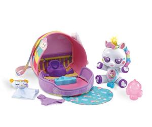 VTech - Little Love-Emily Unicorn con giocattoli da borsetta, 80-518104, multicolore, versione tedesca