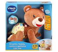 Peluche Interattivo VTech Baby Orsetto Teddy, Canta E Gattona Con Me