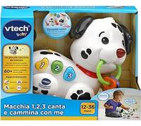 VTech Macchia - 1,2,3, Canta e Cammina con Me, Cagnolino Giocattolo che Camm...