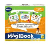 VTech- MAGIBOOK-MES Premiers APPRENTISSAGES MATERNELLE Animali Libri EDUCATIVI, Taglia Unica, Multicolore, 1,8 x 17,8 x 18,7 cm, 80-488905