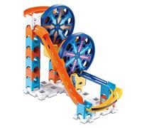 VTech - Marble Rush Fun Fair Set Electronic M200E, circuito di biglie interattivo e giocattolo da costruzione per bambini dai 4 anni in su, due nerie elettroniche e altri accessori, versione ESP