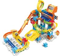 VTech Marble Rush Racing Set Marble Run 78pcs with Lights & Sounds, 5 MarBalls