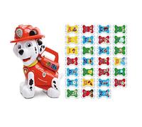 VTech- Marshall Lettere in Soccorso Disney Alfabeto interattivo di Paw Patrol con Ossa a Forma di Biscotti per Ascoltare Parole e Altri Fatti interessanti, sin Talla, 3480-190422