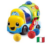 VTech Max Mixa Colori, Camioncino Parlante con 5 Melodie, Riconosce e Mixa Colori, 3 Modalità di Gioco, Volume Regolabile, Spegnimento Automatico, Lingua Italiana, Batterie Incluse, 12-36 Mesi