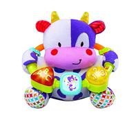 VTECH- Mucca muusicale Peluche interattivo per Neonati con Morbidi, Multicolore, única, 3480-166022