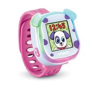 VTech - My First KidiWatch Rose, orologio digitale per bambini con animale virtuale, touch screen a colori, cinturino morbido, 20 quadranti, giochi interattivi, regalo per bambini da 3 anni a 8 anni -