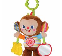 VTech Sonaglio Neonato Noè Scimmietta Canterina – Sensore movimento, Cuore luminoso, 50+ melodie