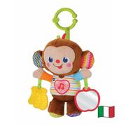 VTech Noè Scimmietta Canterina, Sonaglio Neonato con Sensore di Movimento e Cuore Luminoso, Gioco Neonato con più di 50 Melodie, Frasi e Suoni, Lingua Italiana, Batterie Incluse, 3-36 Mesi