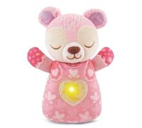 VTech Orsetto Luce Ninnananna Rosa Peluche 3-in-1 con Lucchetto
