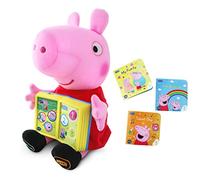 VTech Peluche interattivo Impara con i diverlibri di Peppa Pig, Colore Rosa, único, 80-552222
