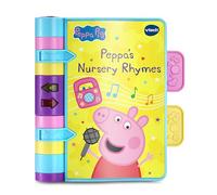 VTech Peppa Pig: Filastrocche di Peppa Pig, Libro Ufficiale Peppa Pig con filastrocche, Pagine pulite, luci, Canzoni ed Effetti sonori, Giocattolo interattivo per Bambini dai 9 ai 12 ai 18 Mesi,