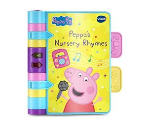 VTech Peppa Pig: Filastrocche di Peppa Pig, Libro Ufficiale Peppa Pig con filastrocche, Pagine pulite, luci, Canzoni ed Effetti sonori, Giocattolo interattivo per Bambini dai 9 ai 12 ai 18 Mesi,