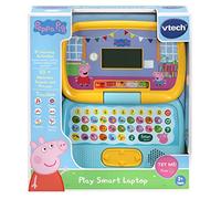 VTech Peppa Pig: Play Smart Laptop | Laptop interattivo per bambini con lettere e numeri | Adatto per ragazzi e ragazze 2, 3, 4, 5 e 6 anni, versione inglese