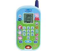 Vtech Peppas - Telefono educativo - con Le Voci Originali della Serie Peppa Pig e emozionanti Giochi educativi, per Bambini dai 2 ai 5 Anni