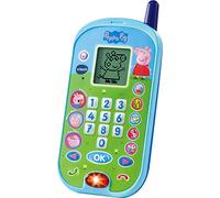 Vtech Peppas - Telefono educativo - con Le Voci Originali della Serie Peppa Pig e emozionanti Giochi educativi, per Bambini dai 2 ai 5 Anni