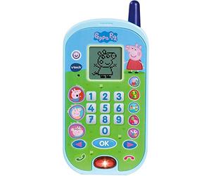 Vtech Peppas - Telefono educativo - con Le Voci Originali della Serie Peppa Pig e emozionanti Giochi educativi, per Bambini dai 2 ai 5 Anni