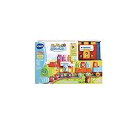 VTech - P'tit Train Interactive Blocks Construction, 80-606605, Multicolore