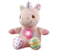 VTech Stella Dolci Coccole, Gatto Peluche Interattivo con più di 45 Canzoni, Melodie, Frasi e Suoni, Cuore Luminoso Cambiacolore, Diversi Materiali, Lingua Italiana, Batterie Incluse, 0-36 Mesi