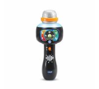 VTech - Super Micro Magic'Fun Nero, Microfono Karaoke Bambini Senza Fili, Microfono Bluetooth Luminoso che Cambia la Voce e Cambia Colore, Giocattolo Musicale, Regalo Bambino Da 2 Anni - Contenuto in