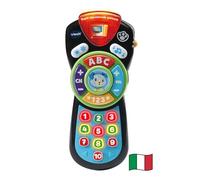 VTech Super Telecomando Parlante, Telecomando Interattivo per Neonati, Impara i Numeri e l'Alfabeto Insieme a Scout, Oltre 100 Canzoni per Bambini, Lingua Italiana, Batterie Incluse, 9-36 Mesi