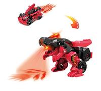 VTech - Switch&Go Dinos Fire, Raudo il T-Rex, Dinosauri e action figure giocattolo trasformabile 2 in 1 Dino-Car per bambini +3 anni, Versione ESP