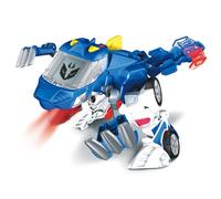 VTech - Switch & Go Dinos Giocattolo Pattuglia, Tericinosauro Auto della Polizia, Multicolore (3480-195022)