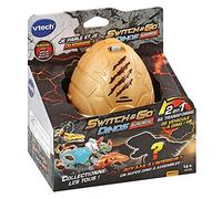 VTech - Switch & Go Dinos Surprise, uovo di Dinosauro, giocattolo sonoro trasformabile, gioco di costruzione, 8 modelli da collezione, regalo per bambini dai 4 anni - contenuto in francese