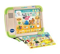 VTech - TactiKid, My Tablet educativo - Giocattolo in parte in legno, giocattolo senza schermo, tablet in legno - multicolore - 3/5 anni - Contenuto in italiano