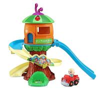 VTech Toot-Toot Drivers CoComelon - Set da gioco per bambini, luci, canzoni ufficiali CoComelon, include auto fuoristrada JJ's adatta per 1, 2, 3, 4 + anni, versione inglese