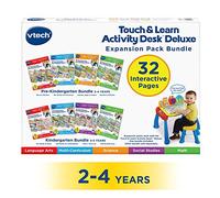 VTech Touch & Learn Activity Desk Deluxe 4-in-1 Preschool Bundle Expansion Pack I for Age 2-4