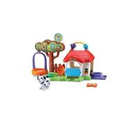 VTech - Tut Tut Tut Animo, P'tite - Cabina a Sorpresa con Zinzin Il Cane Cattivo, Casa degli Animali Interattiva, 2 Zone Magiche, Regalo Bambino da 1 Anno a 5 Anni - Contenuto in Francese