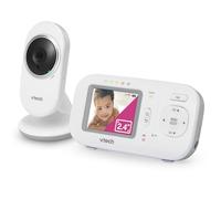 VTech VM320 Video Baby Monitor, Visione Notturna Invisibile, Suoni Lenitivi, Interfono Talk a 2 vie, Monitor di Temperatura, Zoom Digitale 2X, Trasmissione Sicura, Schermo LCD a Colori da 2,4" - Smart