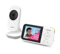 VTech VM819 Baby Monitor con fotocamera e audio, schermo da 2,8 pollici, videocamera portatile per bambini, visione notturna, audio a 2 vie, sensore di temperatura e ninne nanne, trasmissione sicura