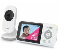 VTech VM819 Baby Monitor con fotocamera e audio, schermo da 2,8 pollici, videocamera portatile per bambini, visione notturna, audio a 2 vie, sensore di temperatura e ninne nanne, trasmissione sicura