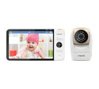 VTech VM919 HD Vigilabebè - Vigilabebè video con teleobiettivo grandangolare - Visuale panoramica a 360°, video in HD, audio cristallino, schermo LCD a colori da 7 pollici con funzione visione notturn