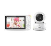 VTech VM924 Baby Monitor Video and Audio, 5 Inch LCD Color Screen Baby Camera with VOX Monitor Night Vision Temperature Sensor
